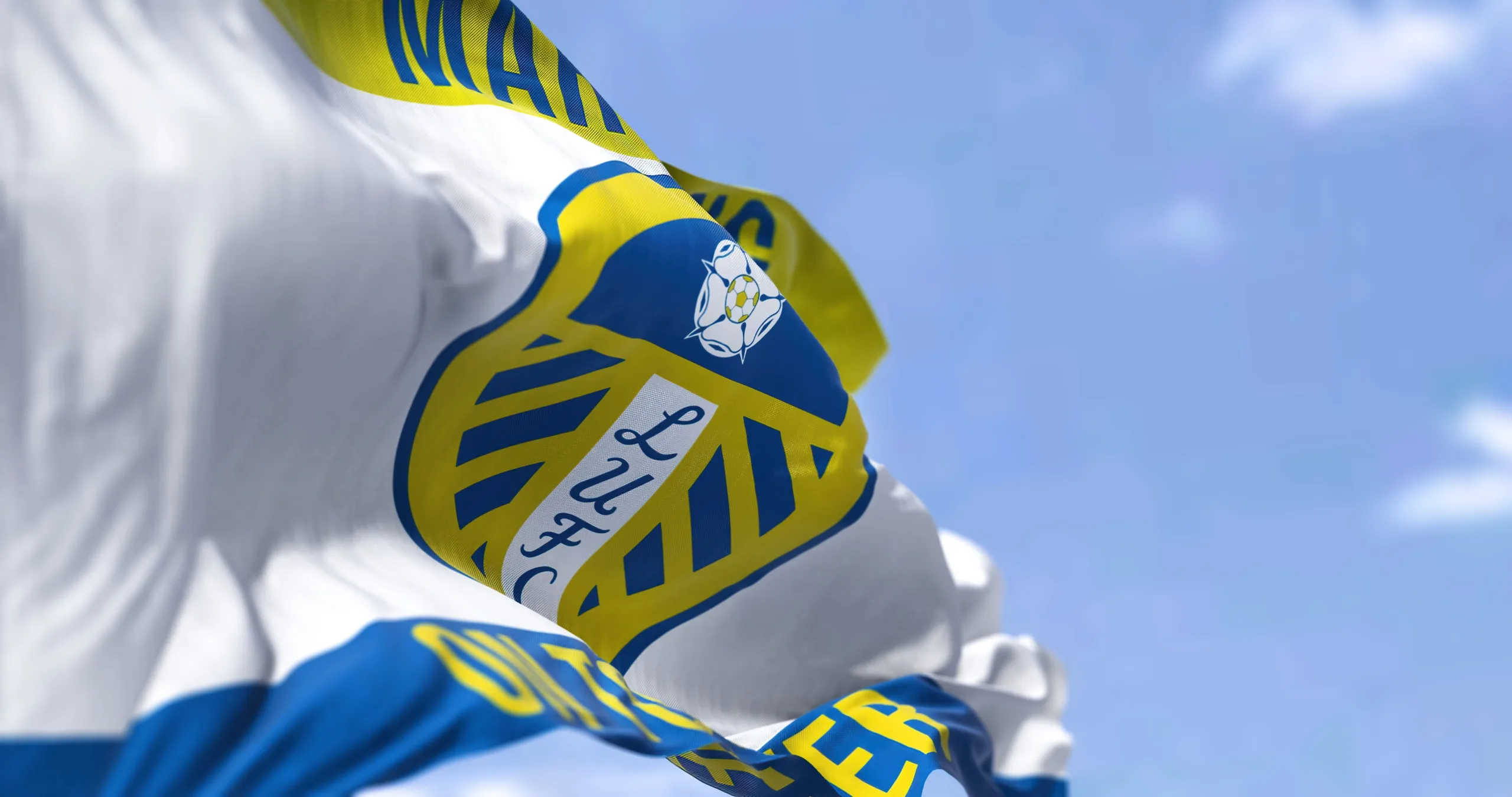 Leeds United football flag