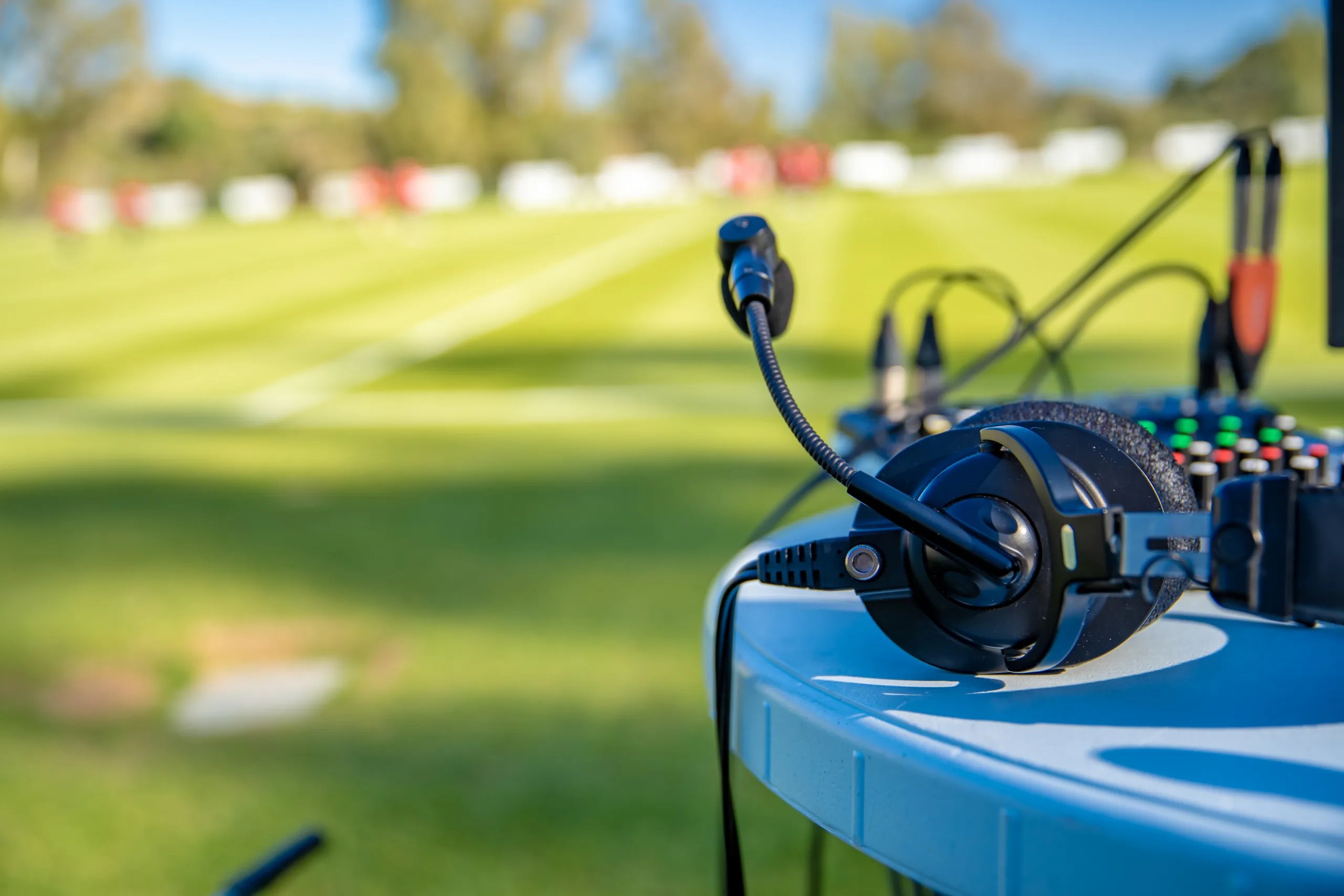 Football commentary headset