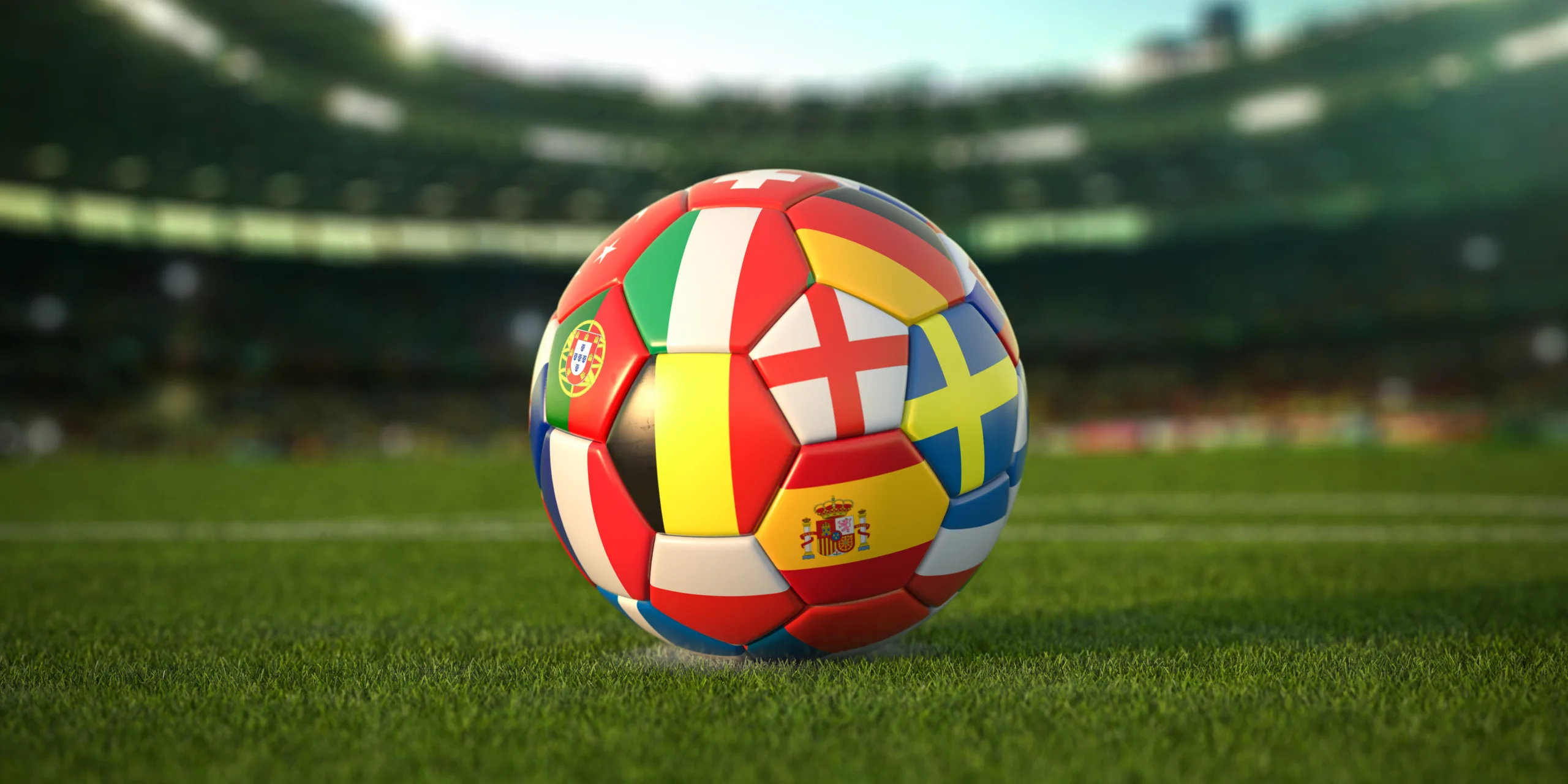 European football ball